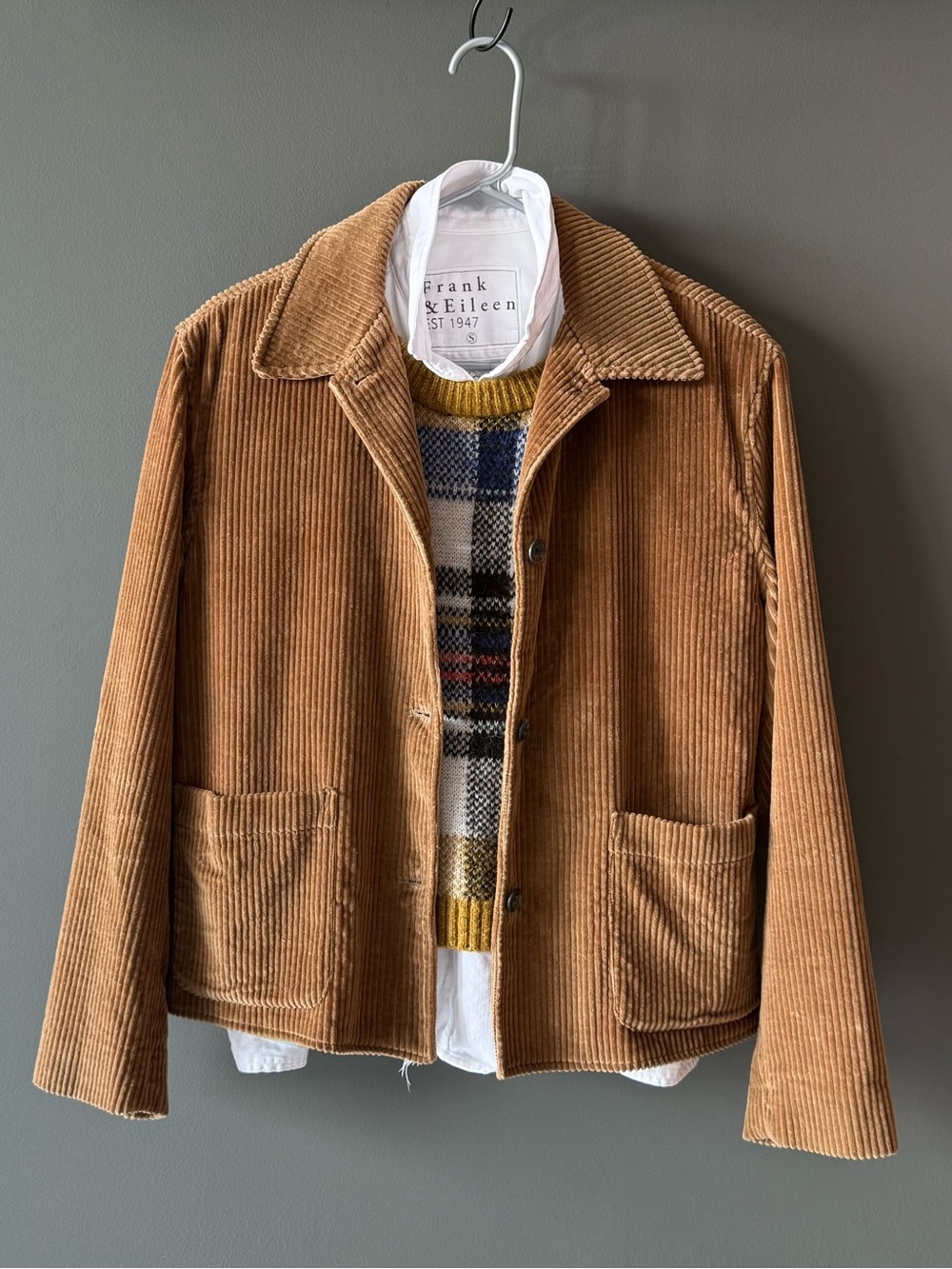 J CREW Wide Wale Vintage Corduroy Barn Chore Jacket